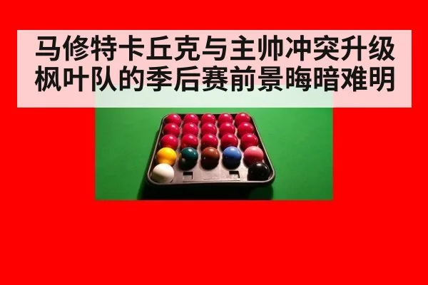 马修特卡丘克与主帅冲突升级 枫叶队的季后赛前景晦暗难明